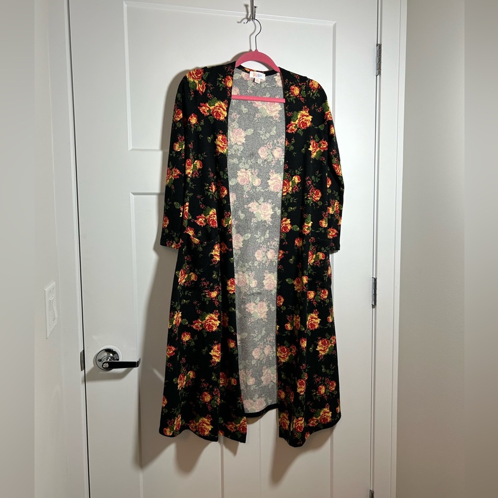 XS long cardigan kimono sweater LuLaRoe